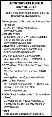 rogleconstanti's tweet photo. Consulta l'agenda valencianista del mes de juny en el #ROGLE 129 🗓https://t.co/bzaW77YerD https://t.co/5z1LWwPDuo
