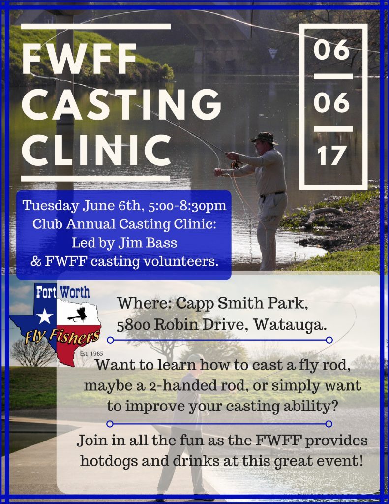 FWFlyFishers's tweet photo. June meeting is casting class at Capp Smith Park in Watauga https://t.co/wDTYFBYxbE https://t.co/M51HCjovhK
