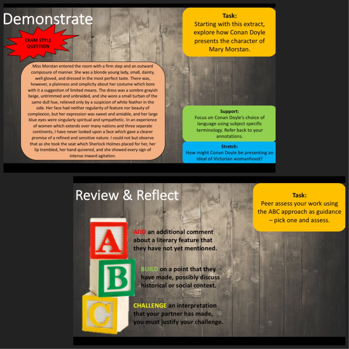 MissHHale's tweet photo. KS4: The Sign of Four, Mary Morstan
(Ideas based on Hodder text guide)
#TeamEnglish @Team_English1
https://t.co/fn3tHvDlX6 https://t.co/AxRZWKuana
