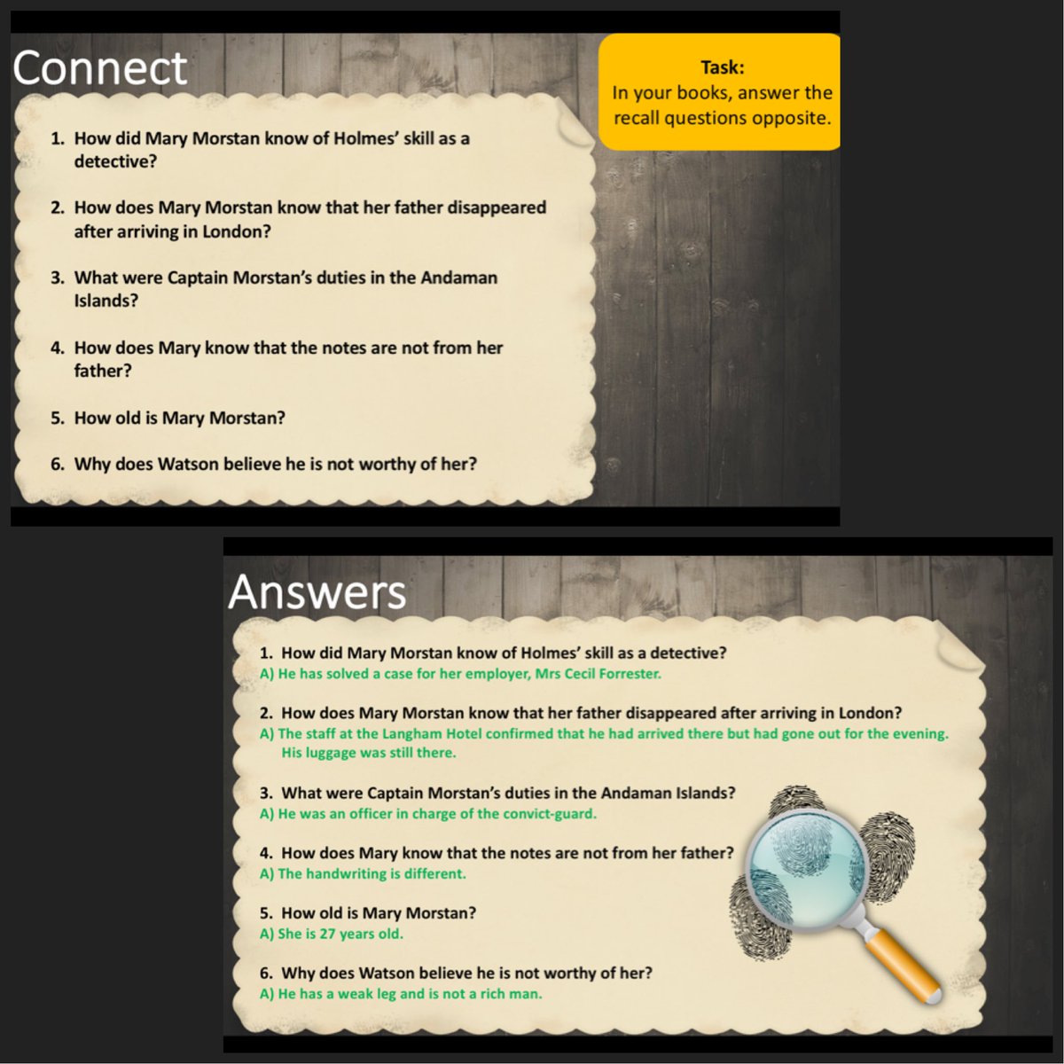 MissHHale's tweet photo. KS4: The Sign of Four, Mary Morstan
(Ideas based on Hodder text guide)
#TeamEnglish @Team_English1
https://t.co/fn3tHvDlX6 https://t.co/AxRZWKuana