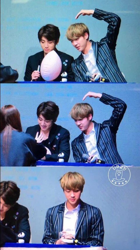voguecypher's tweet photo. it's like bts always ignores jin's half heart bc they know only namjoon is his other true half #btsweek https://t.co/0uJmkHxuUS