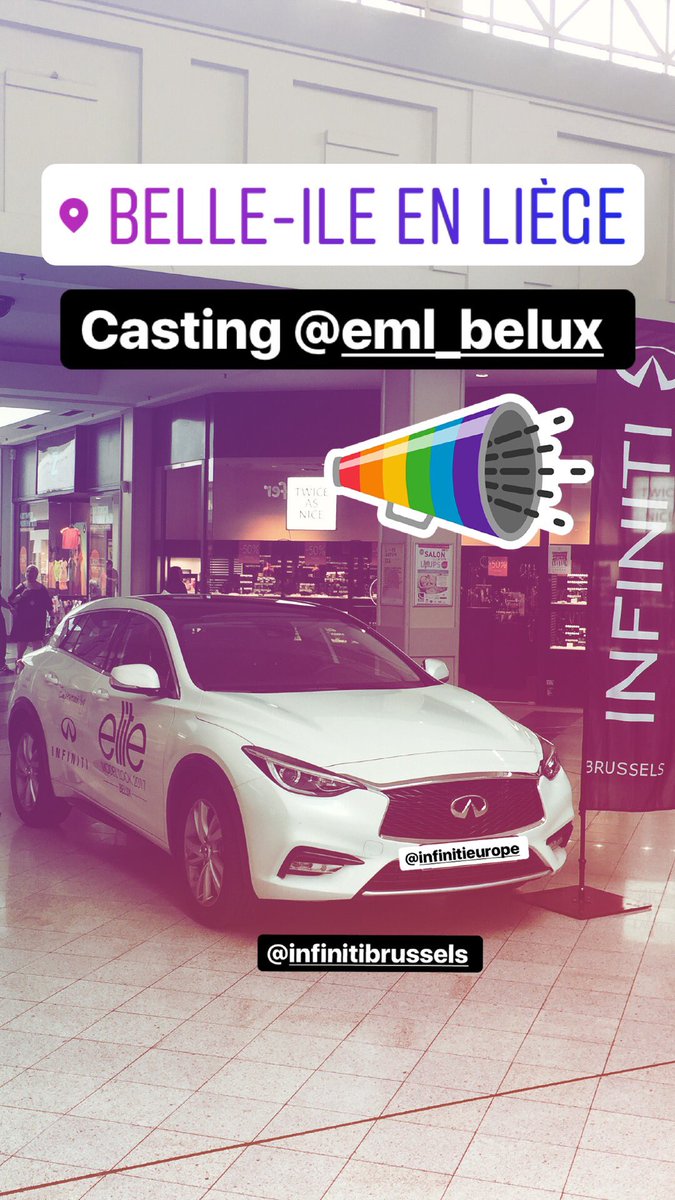 EMLBELUX's tweet photo. It's was the last casting in Liège thx to @BelleIleLiege @INFINITIBXL https://t.co/P2sJ3oR7xU