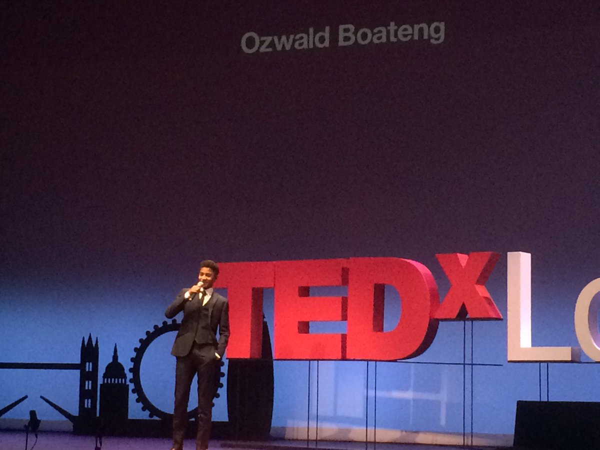 'Confidence is not being afraid, and believing in yourself.' - @Ozwald_Boateng's son finishing his talk! #TEDxConfidence