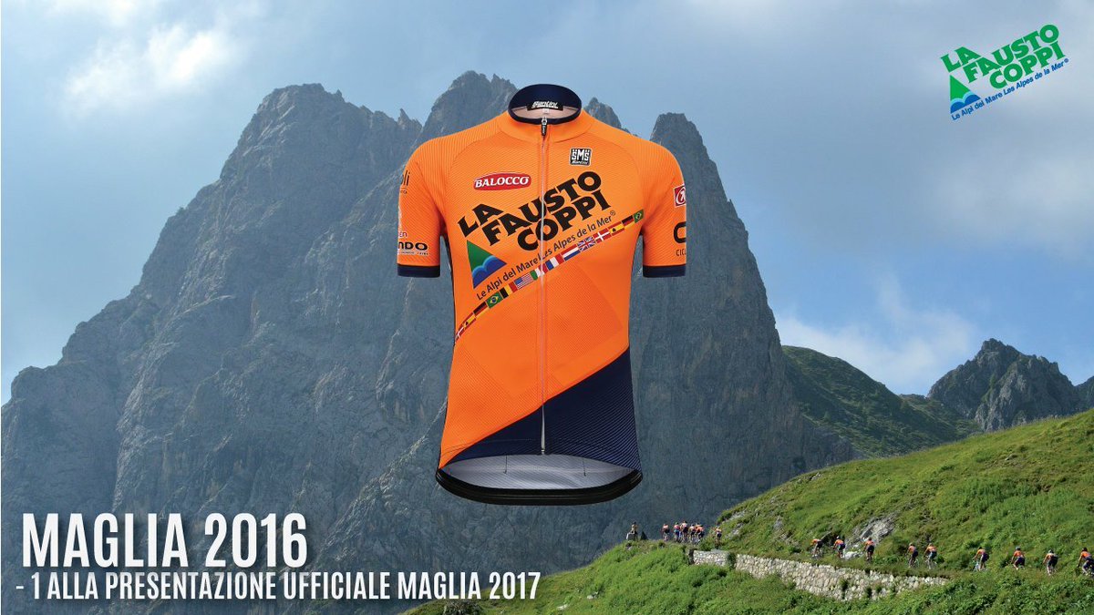 Road to the JERSEY 2017! La maglia del 2016, moderna ed efficace. Domani, 5 giugno, presentanzione  della maglia 2017!  #LaFaustoCoppi