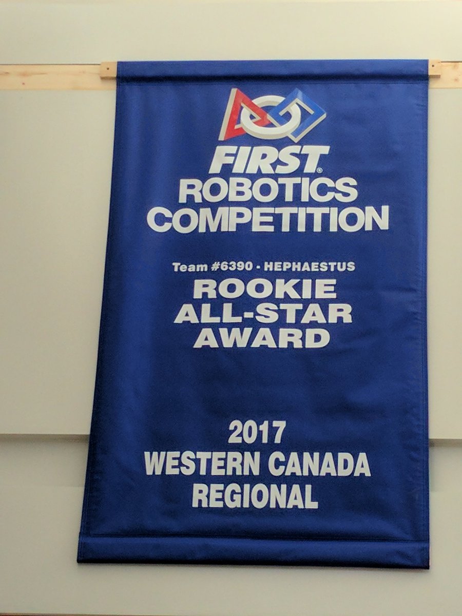 Frc 6390 Hephaestus On Twitter Our First Event Banner Hanging In