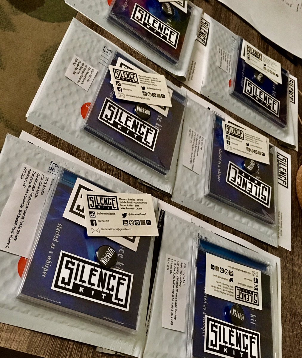 silencekitband's tweet photo. Getting some business done before heading over to the remainder of @PrideWinnipeg this afternoon! #mailouts #bandstuff https://t.co/WQ9EjLVfie