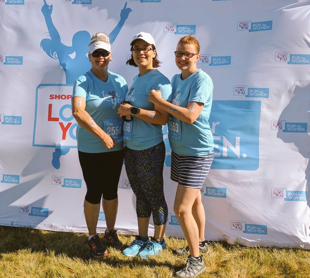 cpaul2011's tweet photo. @NHFDcan what better way to celebrate this day walking 5k in the @RunForWomen in #yqr with great ppl. #runforwomen #NHFDcan #NHFD2017 https://t.co/fHyypKW40P