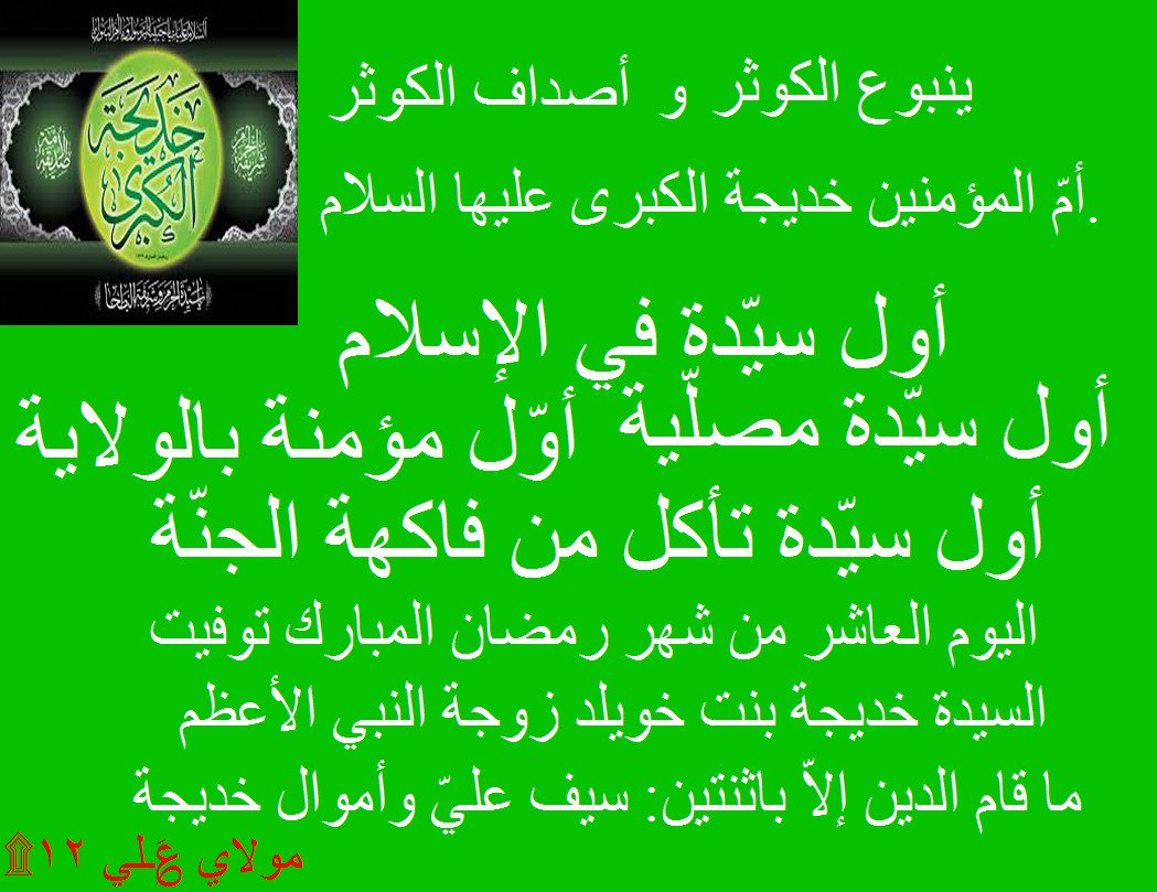 alulbaiyt313's tweet photo. يا ام فاطم لا تهمت بتهمة
و قلب الهدى حوى لك اركانا 
 ينبوع الكوثر، أمّ المؤمنين
#السلام_عليك_ياناصرة_الرسول
🕌🤚💐💞 https://t.co/lhePADqxVj