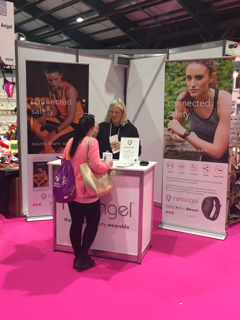 If you're going to the #womensworldshow in the #rds visit <a href="/myrunangel/">run angel wearables</a> for great demonstrations and promotions #runangel #womensminimarathon