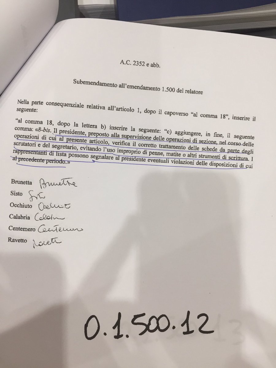 CalabriaTw's tweet photo. In Commissione approvato emendamento FI "antibrogli" https://t.co/EPvvZHvX7O