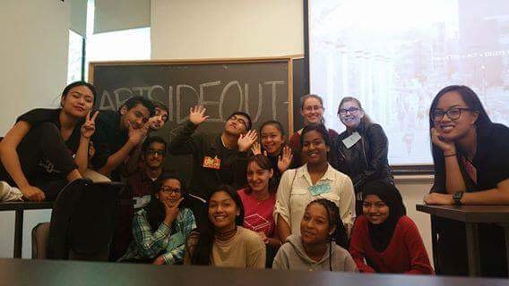 ARTSIDEOUT's tweet photo. Thank you to all our lovely volunteers to coming out to our first two orientations of the year! #ASO2017 https://t.co/u70fTuBzR8