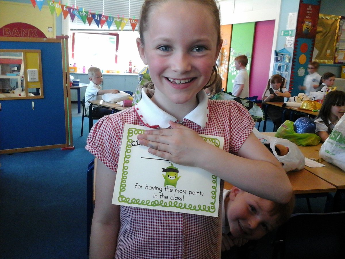 MissMcFarlaneP2's tweet photo. Class dojo winner! https://t.co/uBifydG0GR