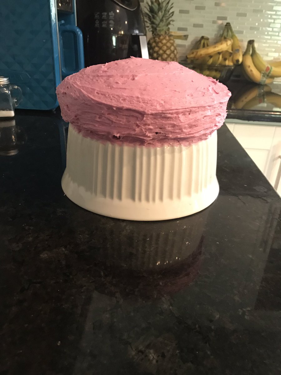 MrPearman's tweet photo. Mabrey is having her 1st birthday pics taken today, so I made her a smash-cake. #DadSkillz #CakeFromScratch #IcingFromScratch #YesIMadeIt ππ https://t.co/UijhJx7Jqb