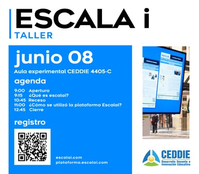 No te pierdas el jueves 8 de junio #Escalai @TECenPUE @InnovacionEdTec <a href="/TecdeMonterrey/">Tecnológico de Monterrey</a> #profesorInspirador #InnovaciónEducativa