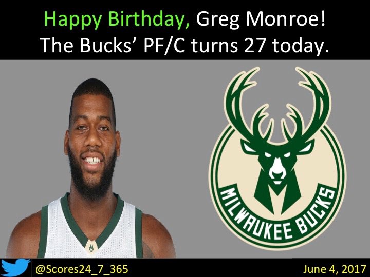  happy birthday Greg Monroe! 