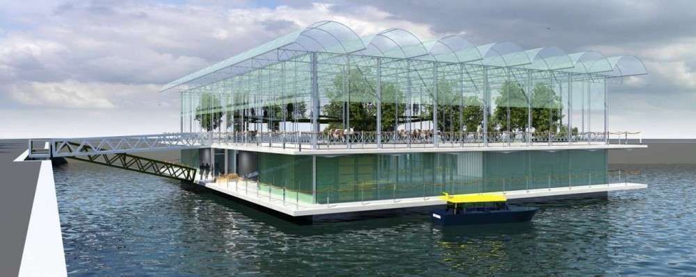Huh? Drijvende koeien in Rotterdam? Eind dit jaar opent daar de eerste drijvende boerderij ter wereld! buff.ly/2qIdsea #FloatingFarm