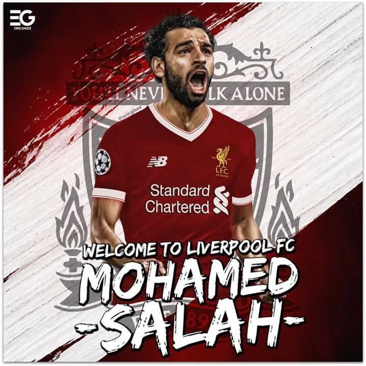 kovytomas's tweet photo. Welcome to Liverpool FC @22mosalah https://t.co/LAaMvNx2o7