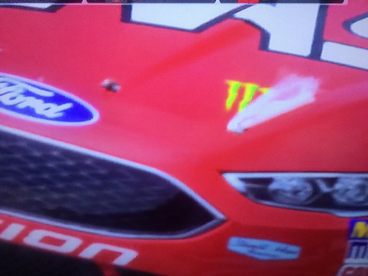 trashonthegrill's tweet photo. @KurtBusch I usually ride the grill but the hood pin is just showing off 😉@NASCAR @MissingLugNut @RT_RaceSonoma @AllWaltrip @TheCatchFence https://t.co/yF5gnxzum4