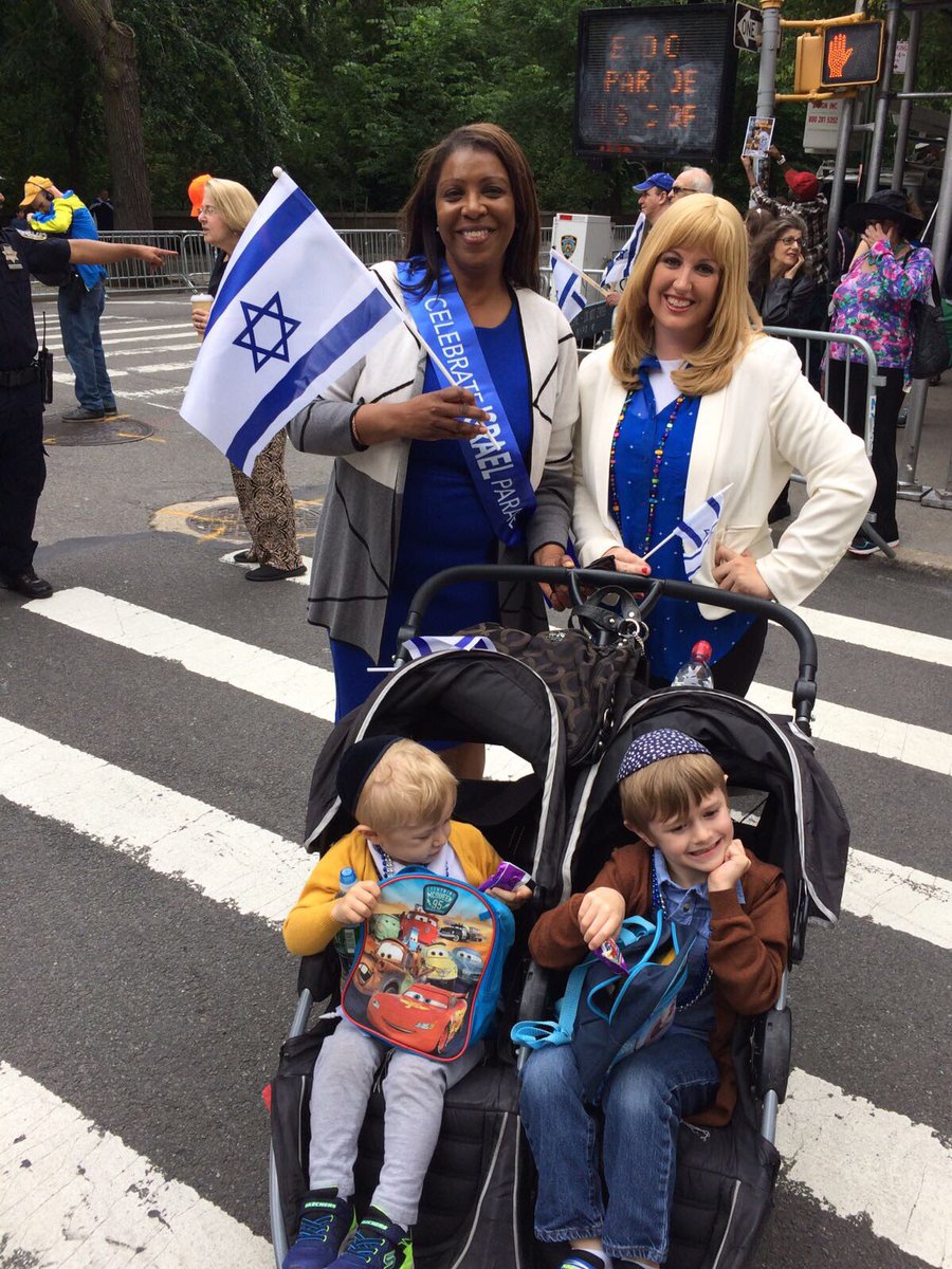 TishJames's tweet photo. NYC has a long history of standing shoulder to shoulder w/our Jewish community &amp; Israel. Today we come #TogetherOnFifth to @CelebrateIsrael https://t.co/JssUdK9myw