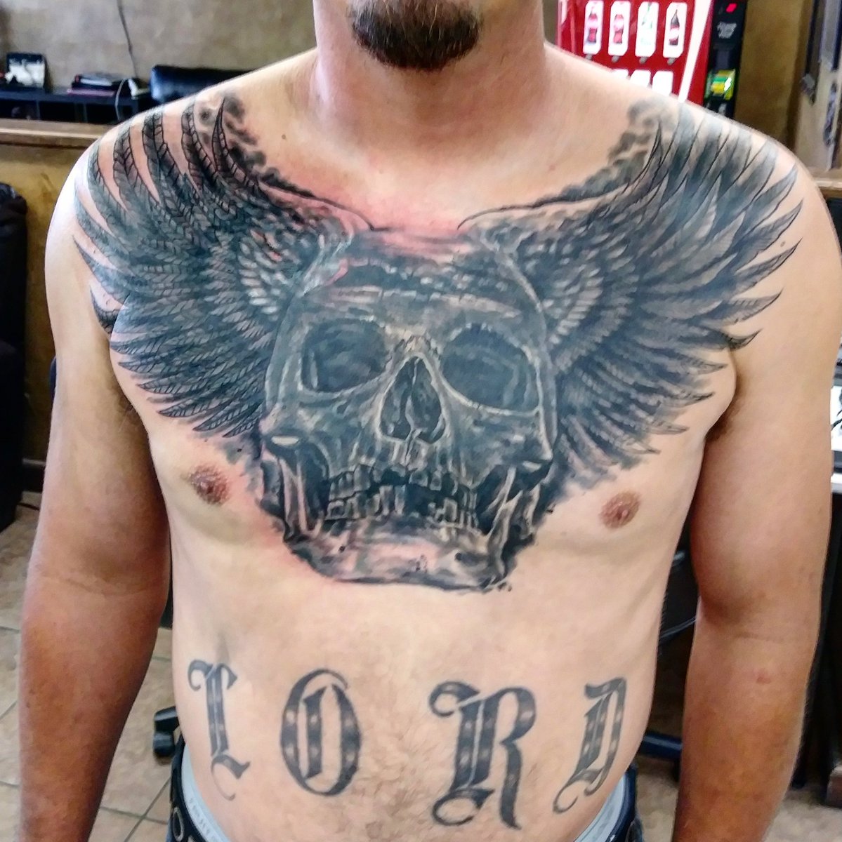 WayneGauthier84's tweet photo. Cover up in progress #tattoocoverup https://t.co/pMziH8FO5H