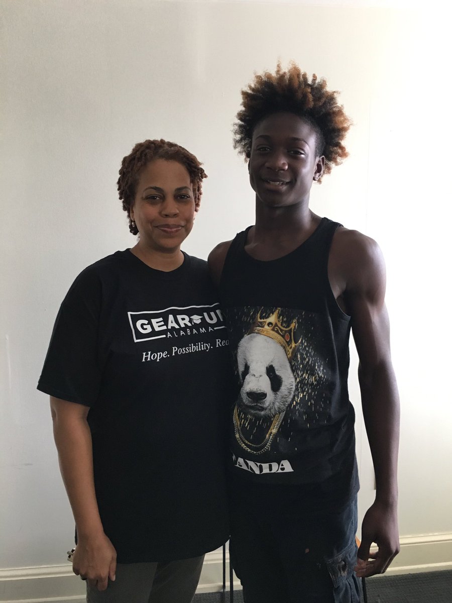 GEARUPAlabama's tweet photo. glad to see my 1st camper off here in BHM! Keterrian is excited &amp; will rep @greenecoboe &amp; GUA well #AnytownAlabama https://t.co/3rOMsQ2ELA