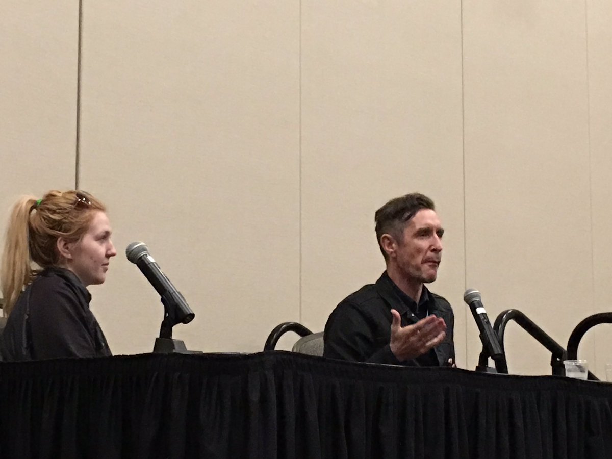 javiemall's tweet photo. The 8th @bbcdoctorwho materializes at @NFComicCon I had a great chat with @pauljmcgann Super nice guy! https://t.co/IDFTpJJTgz