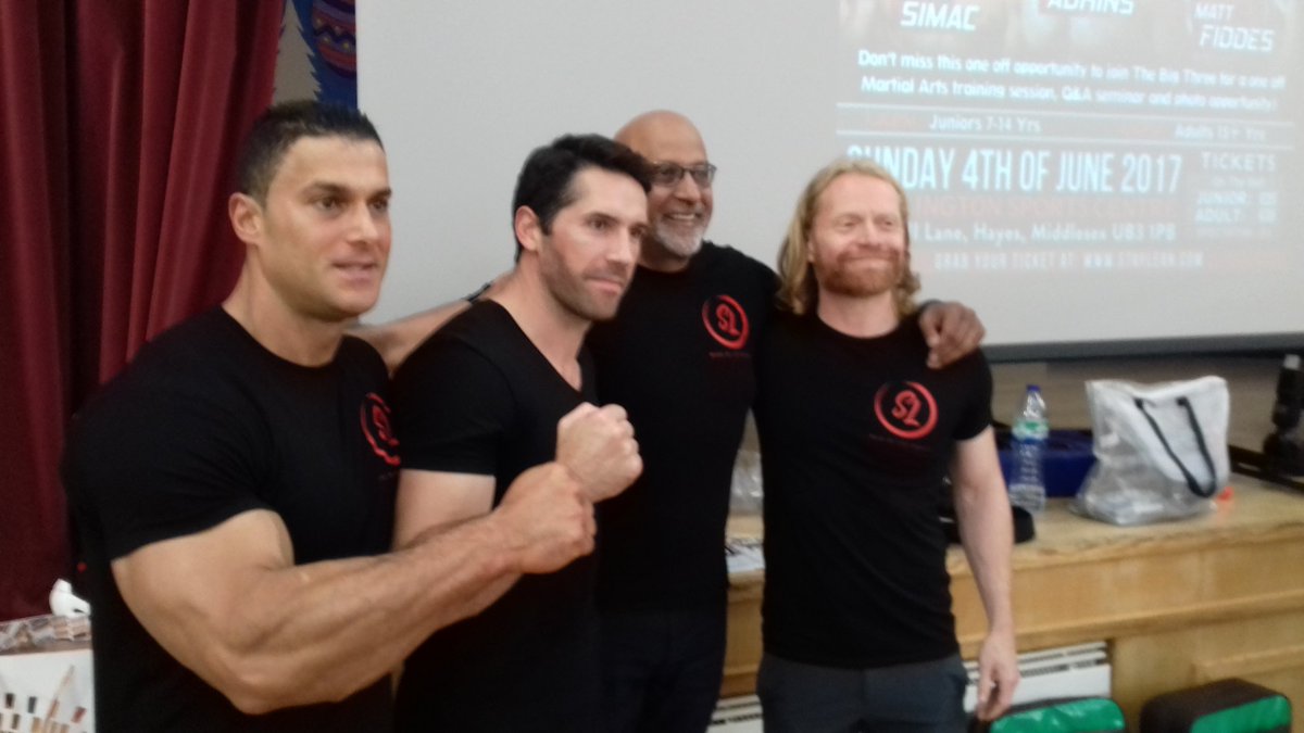 Ending a hard working day #BigThree #staylean #martialarts <a href="/SilvioSimac001/">Silvio Simac</a> <a href="/TheScottAdkins/">Scott Adkins</a> #keeponkicking