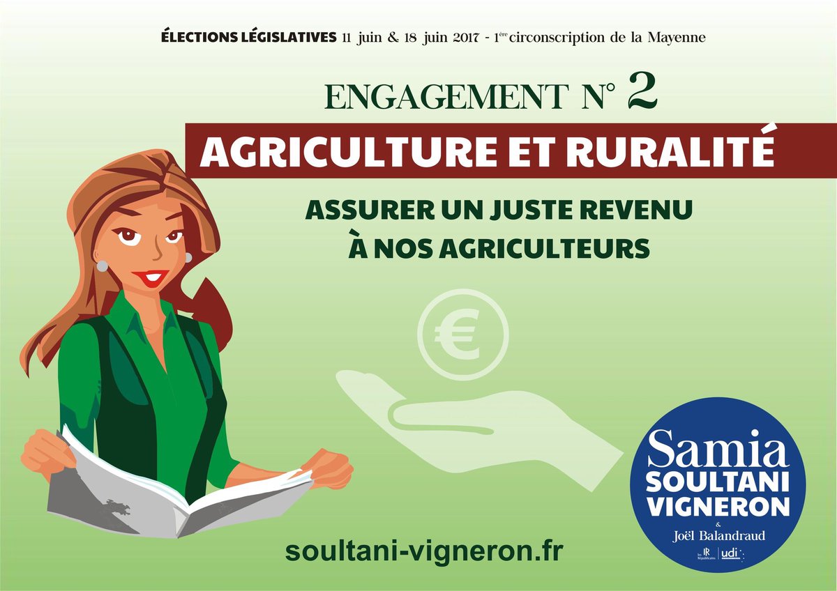 samiasoultani's tweet photo. Mes 4 engagements pour l'agriculture et la revitalisation de notre territoire. Plus d'infos par ici https://t.co/JAxrTG4w65 https://t.co/f0LtELmB2P