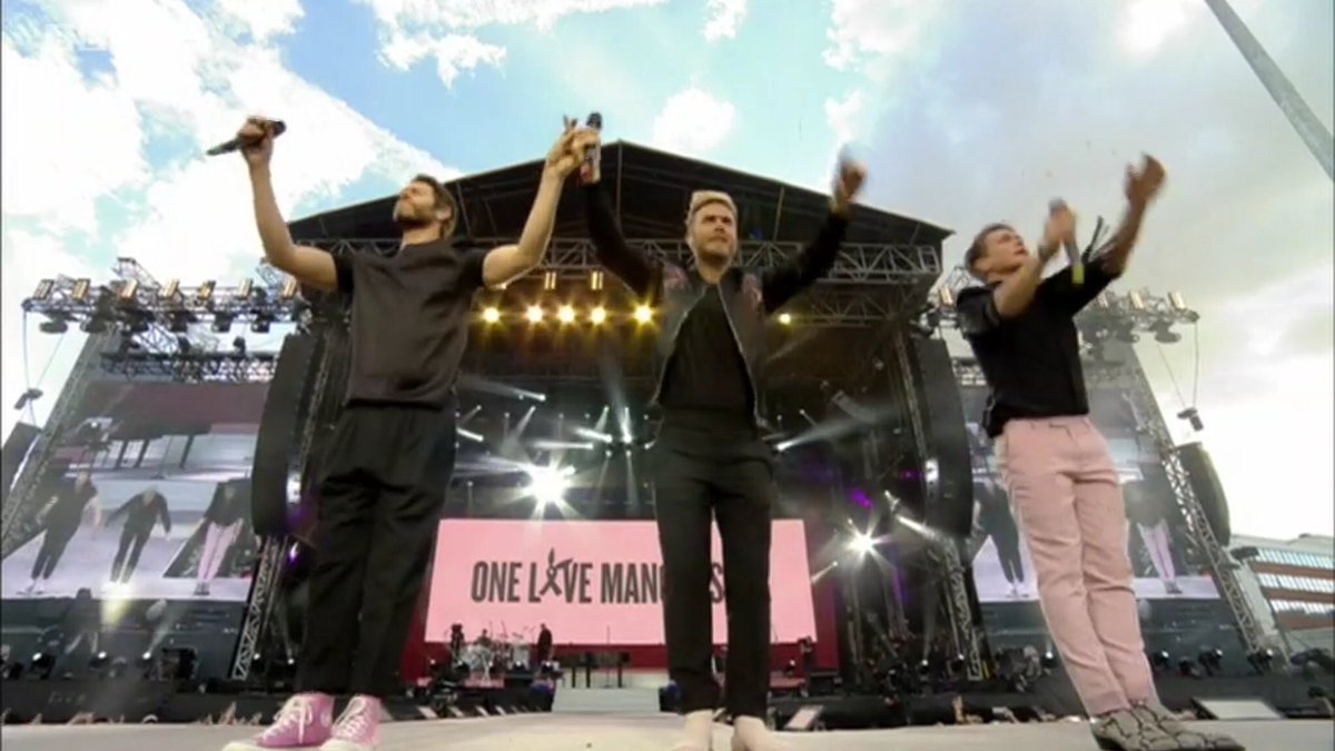 GaryBarlow's tweet image. Thank you Manchester #onelove