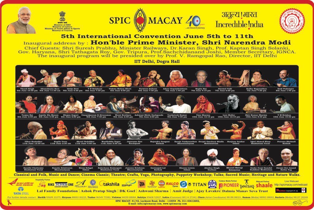 SPIC MACAY tweet media