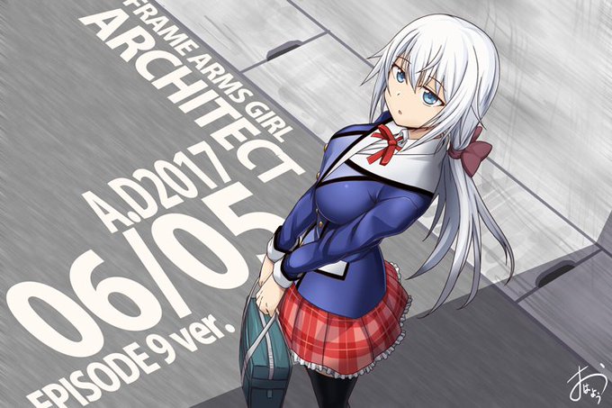 ～今週のおはよう～
今週は前々回も描いたアーキちゃんの9話版でお送りします。
それでは今週もいってらっしゃいませませー 