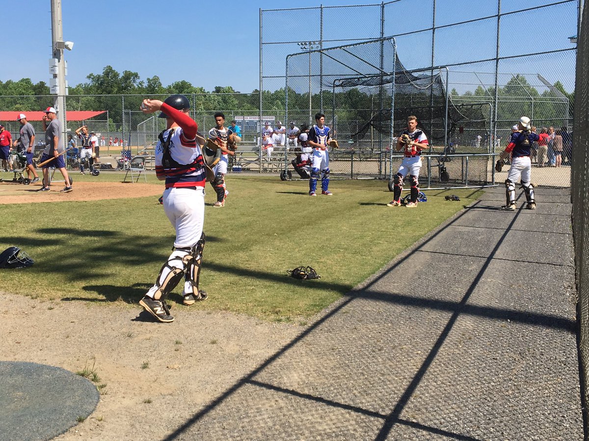 CBCBaseballClub's tweet photo. That's a wrap - Day 2 with our 2018-2019-2020 @CBCBaseballClub @VAComplex #springtraining2017 a success! Charlotte BOUND! https://t.co/PyaO9CW8Co