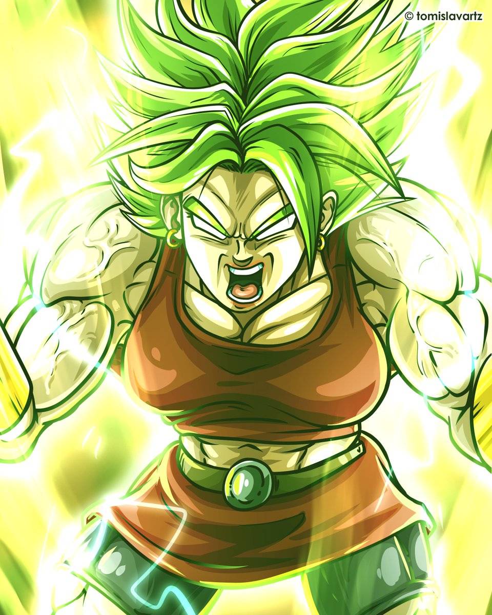 Super Saiyan Kale - Powering Up or something. 