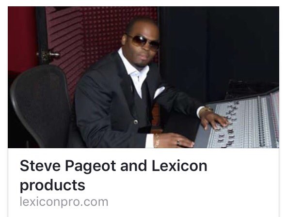 StevePageot's tweet photo. The only reverb I trust is made by @lexicon_pro @HARMAN_Pro @HarmanProIndia @Harman #PCMtotalbundle #FlexYourLex https://t.co/bDcWK3ODGK https://t.co/KCSKshDo14
