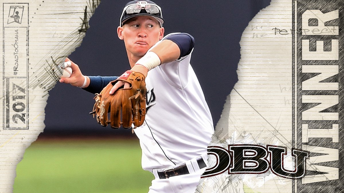 NCAABaseball's tweet photo. DBU stays alive!!

Listi and Duzenack pace the Patriots' offense en route to a 6-5 W vs. Central Connecticut. #RoadToOmaha https://t.co/LVV5udfdFE