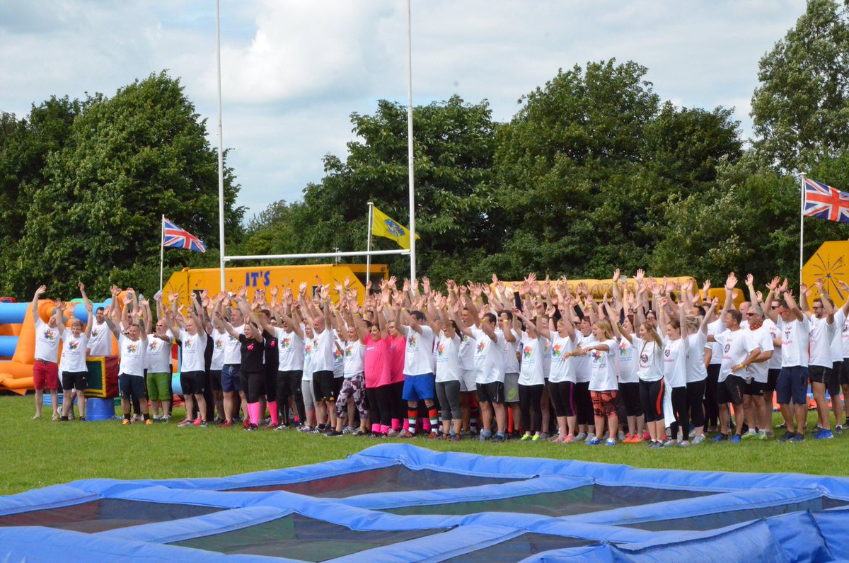 PastPGMKentMark's tweet photo. Fun and games at Aylesford Bulls RFC ground today. It's a Knockout came to town and was embraced by all concerned. #FUNdraising https://t.co/ylsYQrNy7Z