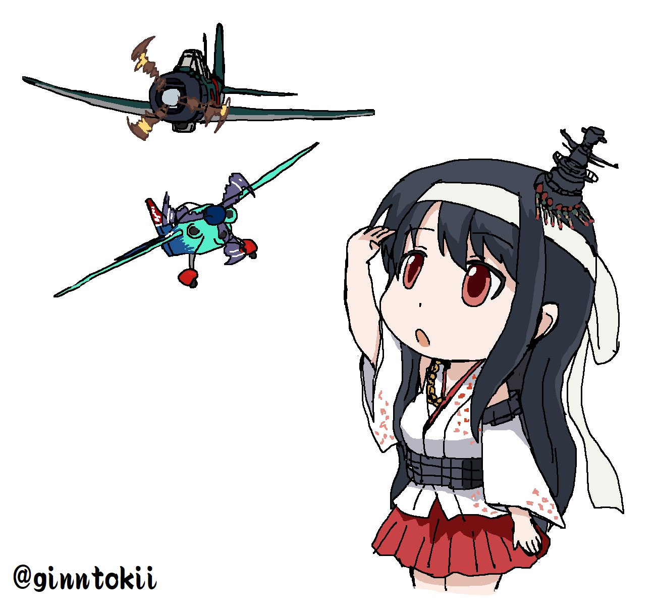 古布幟旗乃木将軍、手描き、728 銀時@提督 on X:
