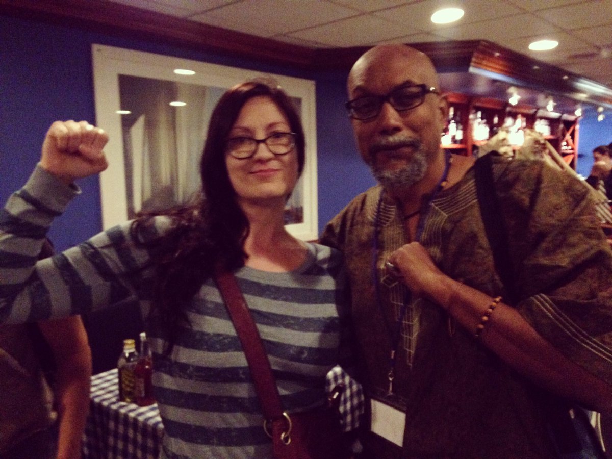 PIPUnite's tweet photo. .@PIPUnite founder @ARaquelBloss with @GreenPartyUS 2016 VP candidate @ajamubaraka ! At #leftforum2017 https://t.co/KwZysIdHgA
