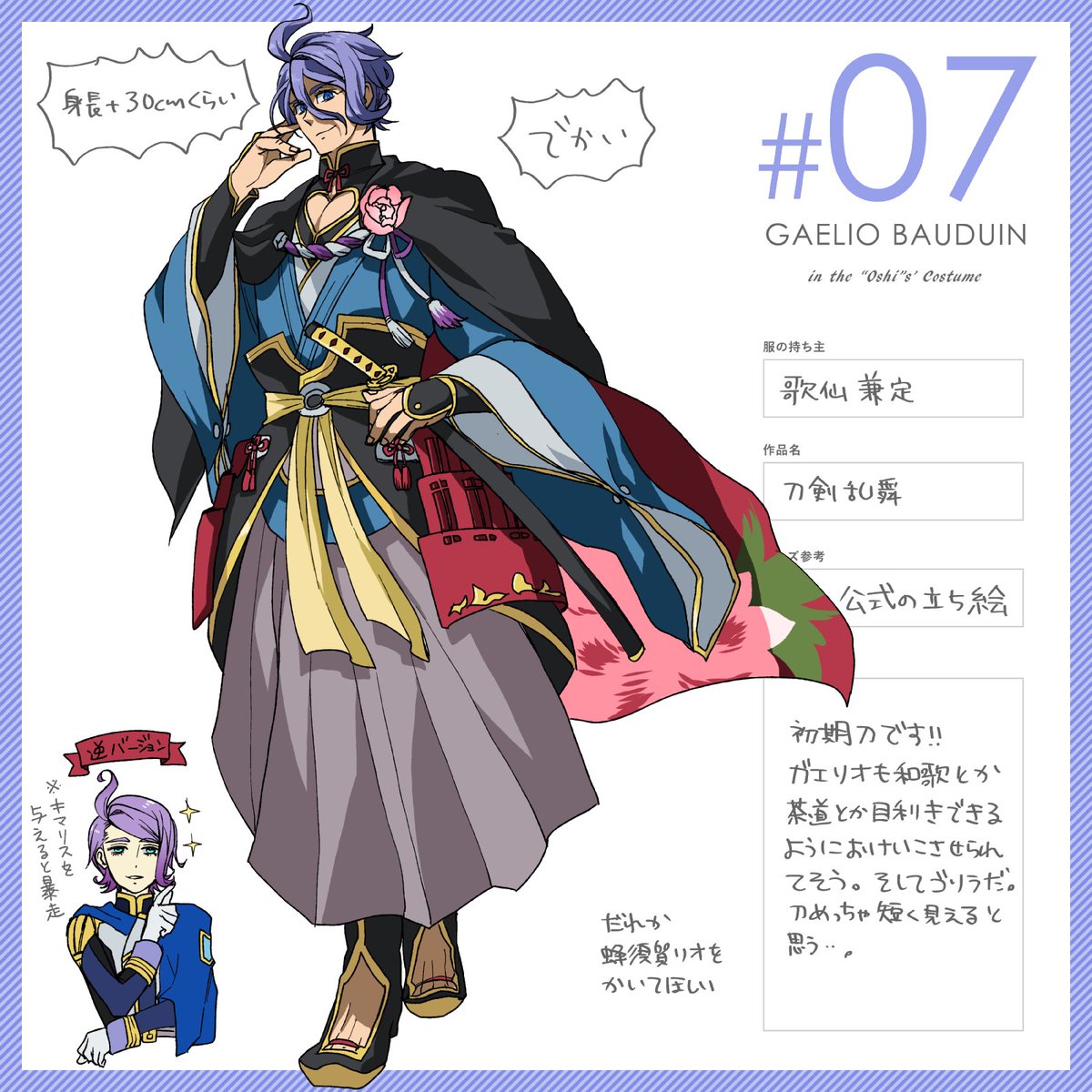 コトの現推しキャラにrtされた分だけ歴代推しの服着せる بحث في تويتر
