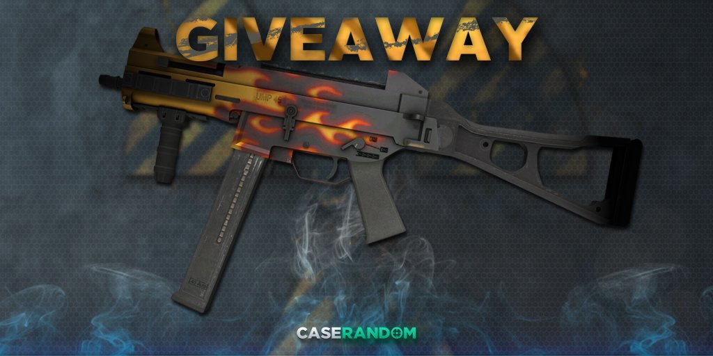 caserandom's tweet photo. Win in 24 hours ⚡️
★ UMP-45 | Blaze 
-Go https://t.co/77cAYONiV9  
-RT&amp;Like ⌛️ https://t.co/EAU6vTRe7A
