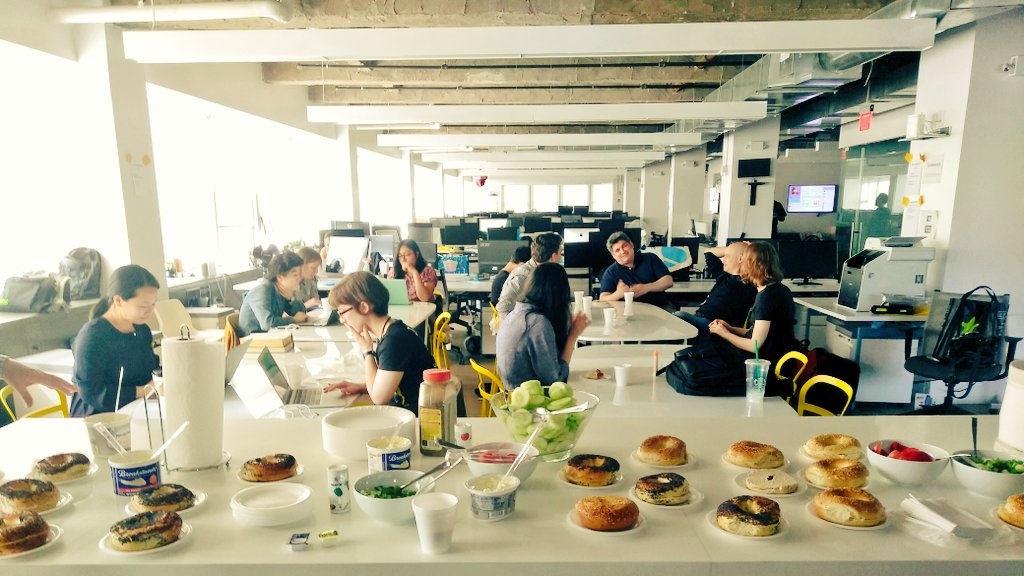 itcognoscente's tweet image. @ClojureBridge 2017 thanks to @Shareablee for hosting an imp. event. @LispNYC