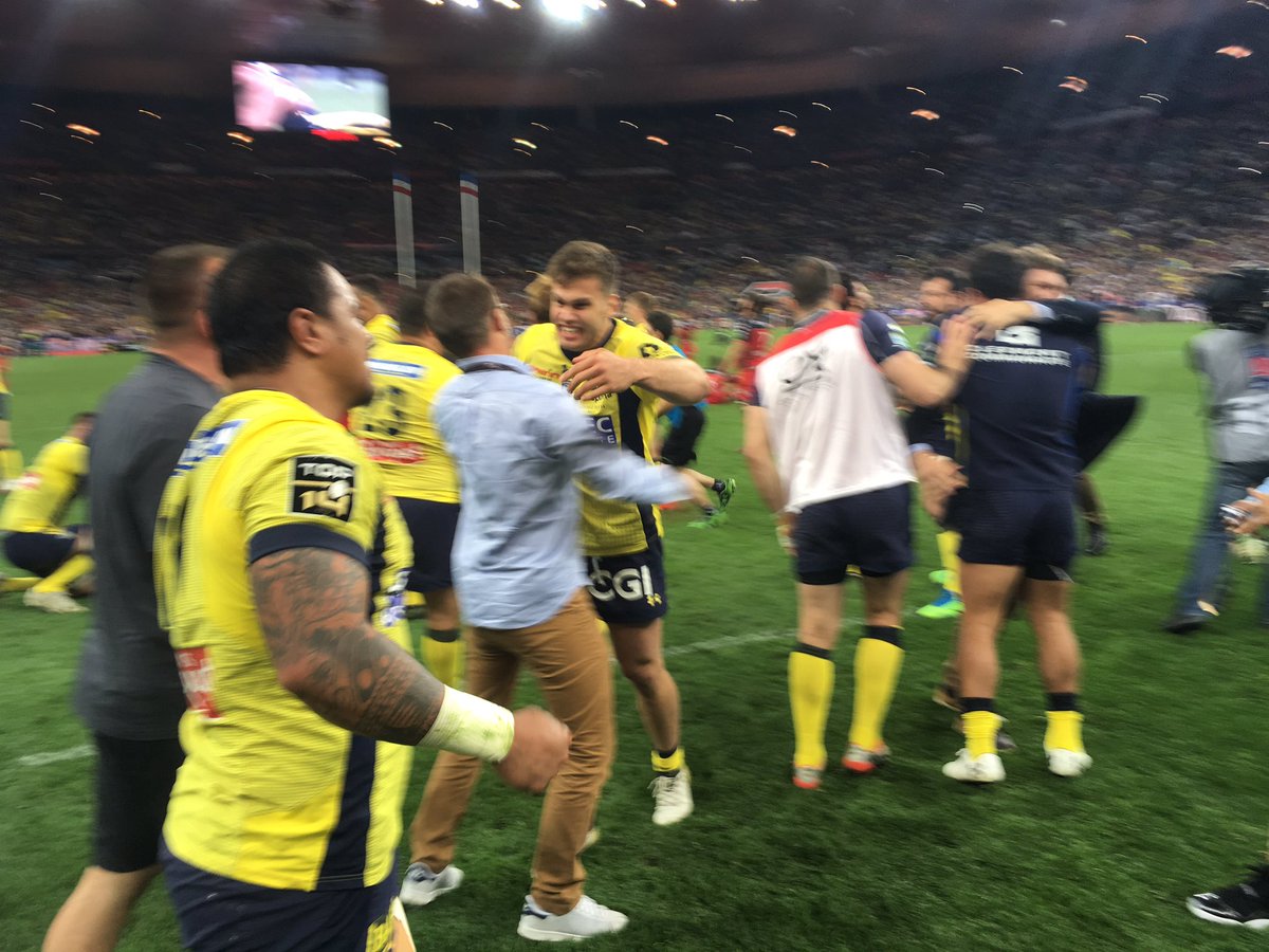 ASMOfficiel's tweet image. clermont CHAMPION DE FRANCE 2017 !!! #YellowArmy