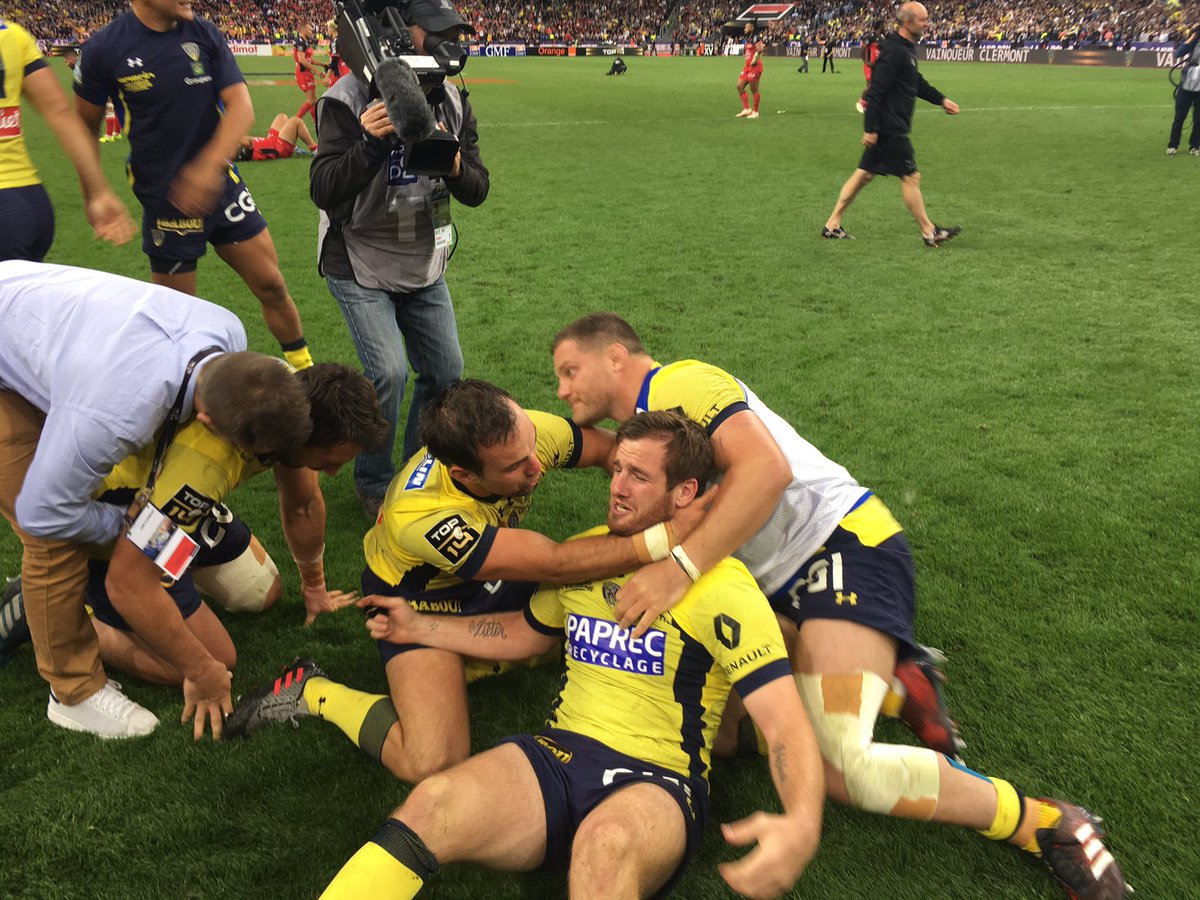 ASMOfficiel's tweet image. clermont CHAMPION DE FRANCE 2017 !!! #YellowArmy