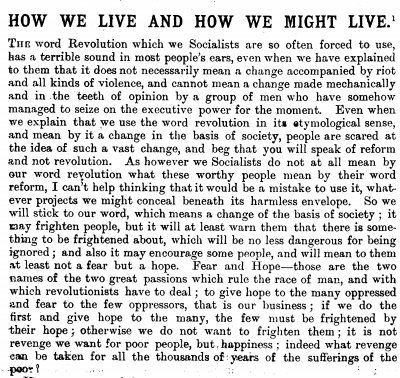 "How We Live and How We Might Live"--published #OTD in 1887. #Socialism morrisedition.lib.uiowa.edu/Commonweal/188…