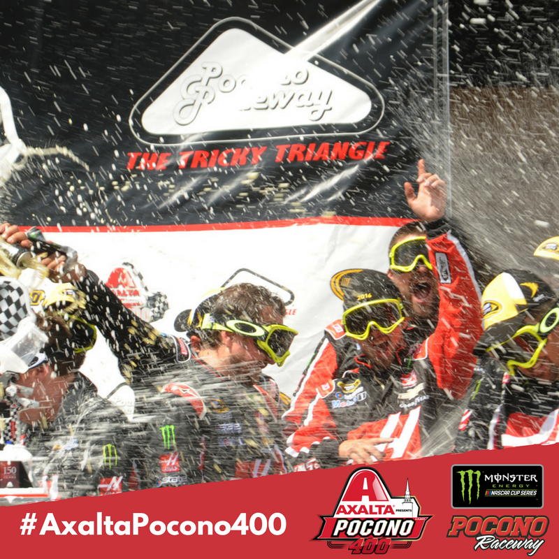 PoconoRaceway's tweet photo. Celebrating it is officially #AxaltaPocono400 race week like... https://t.co/QLbj57Thck