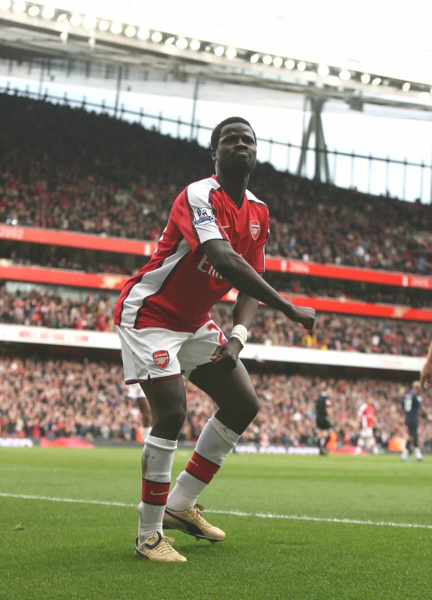 34 years old 203 appearances   9 goals  17 assists  Happy birthday to Emmanuel Eboué! 