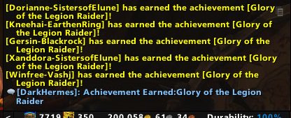 TheNealls's tweet photo. Grats to all those picking up their Glory of the Legion Raider - Horde Side! #AchieveMoreWithNeall #ForDaHorde #Warcraft https://t.co/TnRRgJJPDt