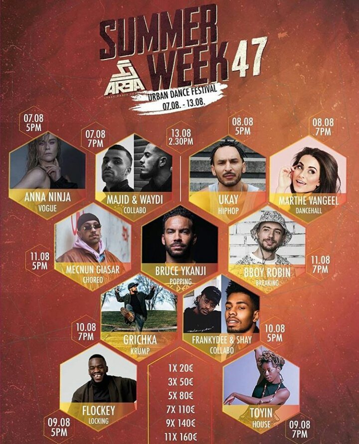 LTSaimeMJ's tweet photo. This Summer 2017 #Summerweek47 #Krefeld #Germany #Danceevent #Battles and #Workshops Go Check it out #Area47UrbanDanceCompany Don't miss it! https://t.co/x1zFnm7xCy