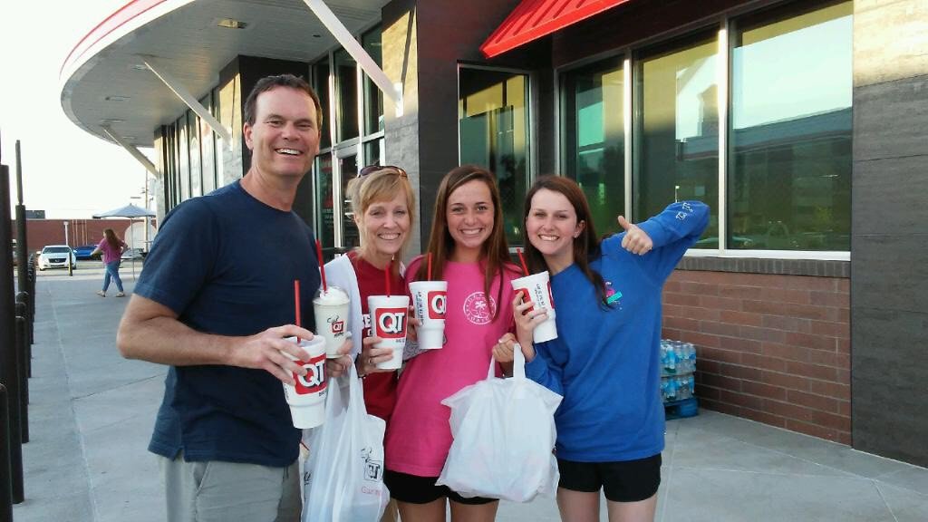 Is a road trip really a road trip without a QT stop? Thanks for the pic <a href="/lindseyhart717/">lindsey hart</a>!