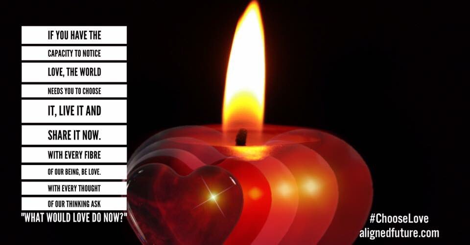 AlignedFuture's tweet image. In every moment of chaos and uncertainty we have the ability to focus only on either fear and judgement Or Love and compassion.
#ChooseLove